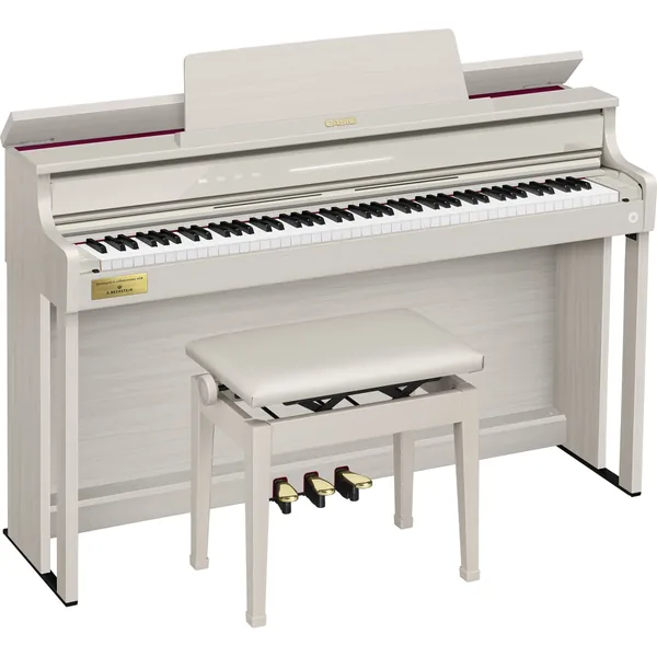 Casio Celviano AP-750 Piano digital estilo consola de 88 teclas con banco (gris/beige)