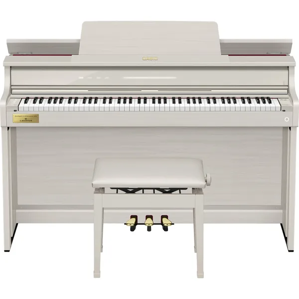 Casio Celviano AP-750 Piano digital estilo consola de 88 teclas con banco (gris/beige)