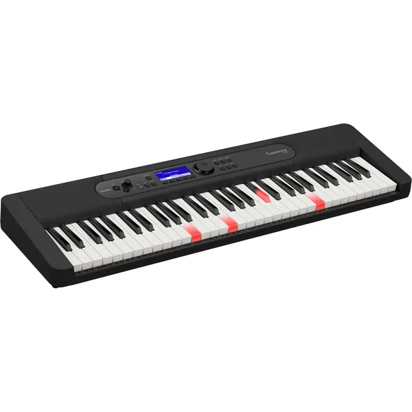 Casio LK-S450 Teclado portátil sensible al tacto de 61 teclas con teclas iluminadas