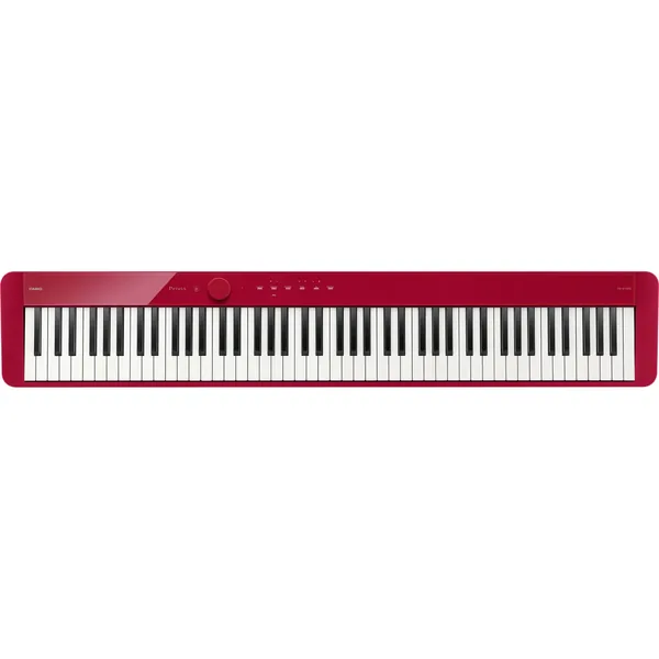 Casio Privia PX-S1100 Piano digital de 88 teclas con parlantes incorporados (rojo)