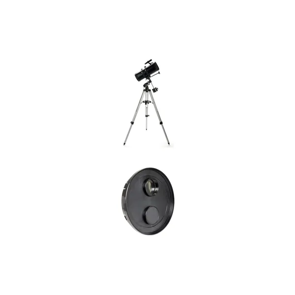 Telescopio reflector Celestron PowerSeeker 127EQ con kit de filtro solar EclipSmart