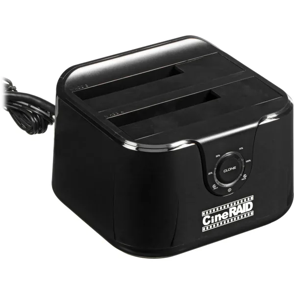 CineRAID Standalone Duplicator and USB 3.1 Gen 1 Dual Hard Drive Docking Station