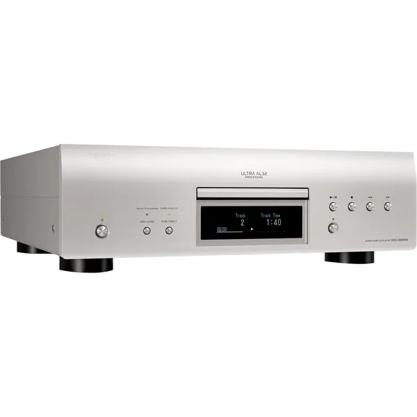 Reproductor de CD Super Audio Denon DCD-3000NE Reference Series (Plata Premium)