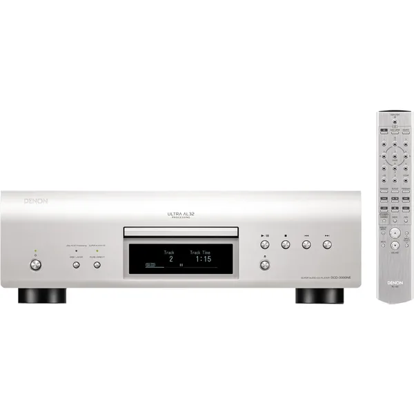 Reproductor de CD Super Audio Denon DCD-3000NE Reference Series (Plata Premium)