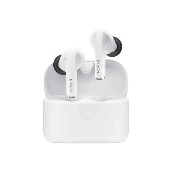 Audífonos inalámbricos verdaderos con cancelación de ruido Denon (blanco)