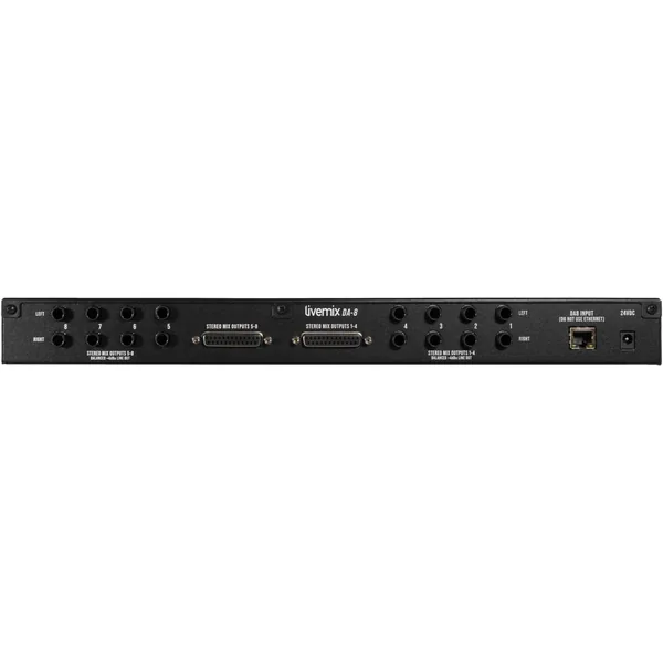 Digital Audio Labs Livemix Pro DA-8 Módulo de salida analógica estéreo con SoftRoute
