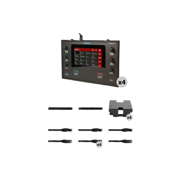 Kit de monitoreo de escenario inalámbrico Livemix Pro de Digital Audio Labs