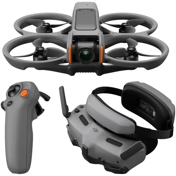 DJI Avata 2 FPV Drone con gafas 3 y 1 batería Fly More Combo