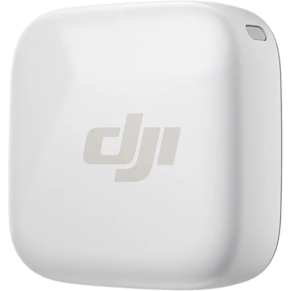 DJI Mic Mini transmisor de clip con micrófono incorporado (2,4 GHz, blanco ártico)
