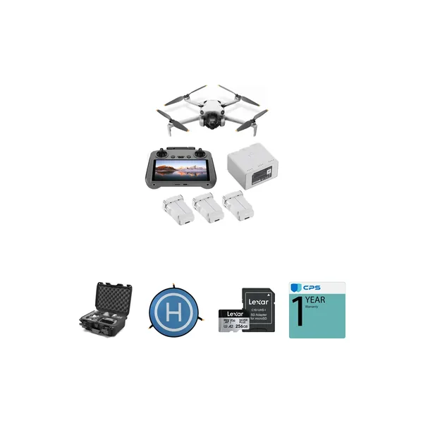 Drone DJI Mini 4 Pro con RC 2 y kit de estuche de viaje
