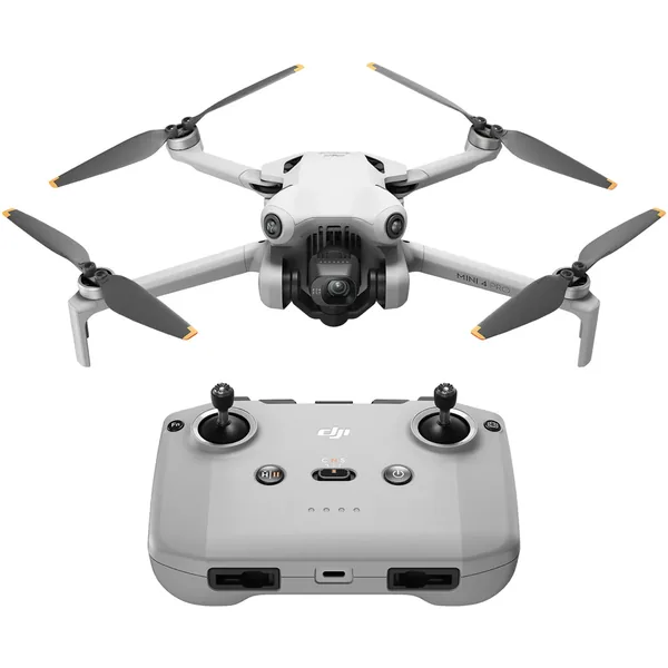 Drone DJI Mini 4 Pro con RC-N2 y kit de tarjeta de memoria/plataforma de aterrizaje