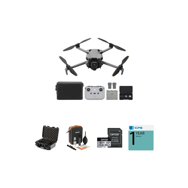 Drone DJI Mini 5 Pro con RC-N3 Fly More Combo y estuche/kit de memoria