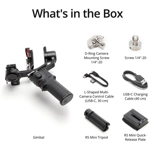 Estabilizador de cardán DJI RS 3 Mini