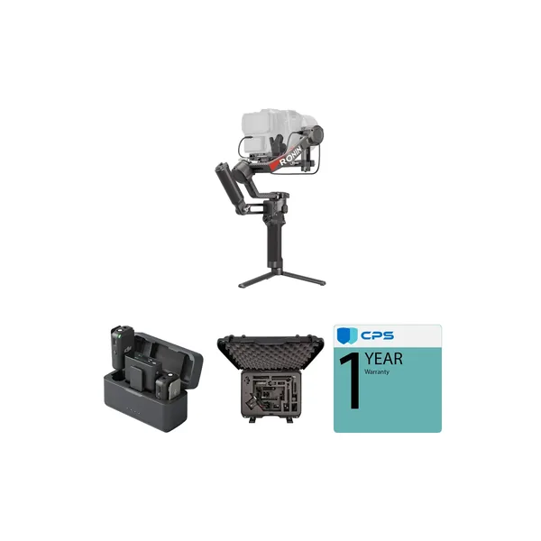 Kit combinado de estabilizador de cardán DJI RS 4 Pro con sistema de micrófono inalámbrico