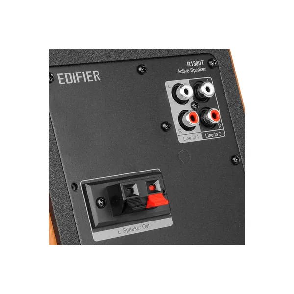 Edifier R1380T Altavoces activos de estantería de 2 vías (par, marrón)
