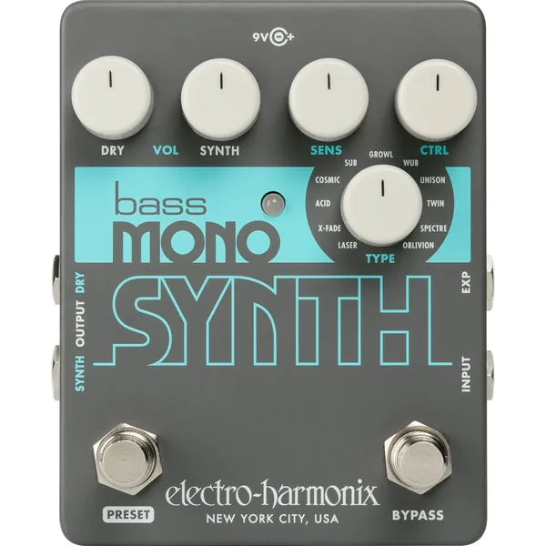 Pedal de sintetizador mono para bajo Electro-Harmonix
