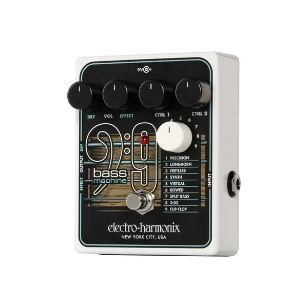 Pedal de máquina de bajo Electro-Harmonix BASS9 para guitarras eléctricas