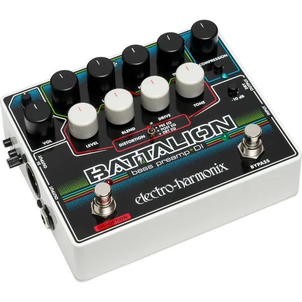 Preamplificador de bajo y pedal DI Electro-Harmonix Battalion