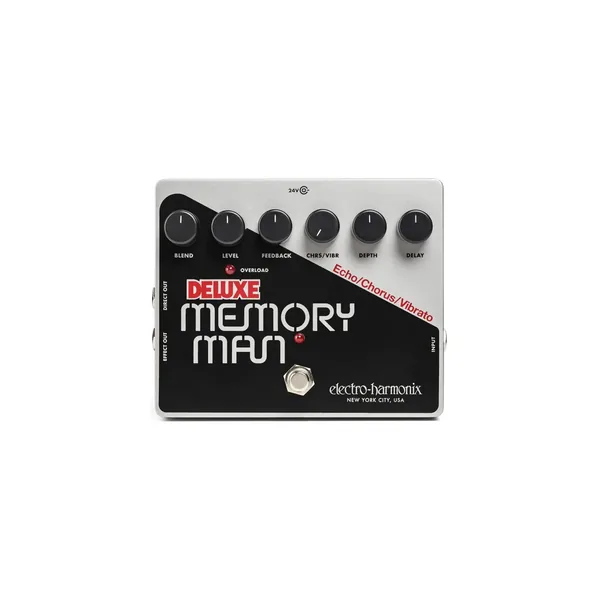 Pedal Electro-Harmonix Deluxe Memory Man con retardo analógico/coro/vibrato
