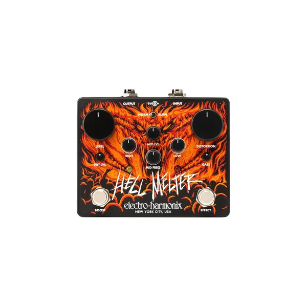 Pedal de distorsión avanzada Electro-Harmonix Hell Melter
