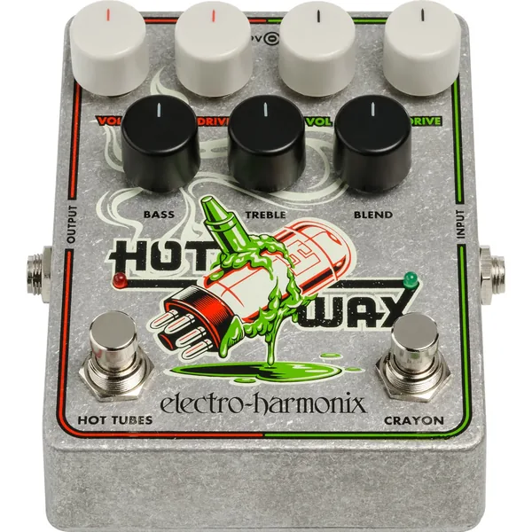 Pedal Electro-Harmonix Hot Wax Dual Overdrive para guitarras eléctricas