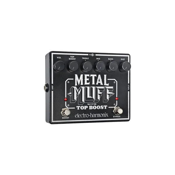 Pedal de distorsión Electro-Harmonix Metal Muff con Top Boost