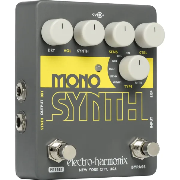 Pedal sintetizador de guitarra Electro-Harmonix Mono Synth