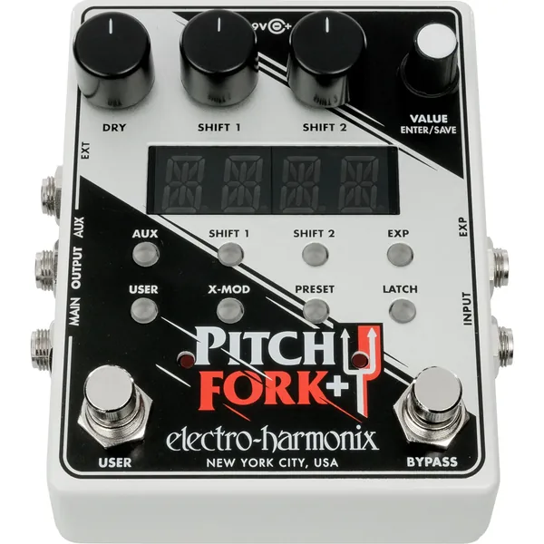 Electro-Harmonix Pitch Fork+ Pedal de cambio de tono polifónico
