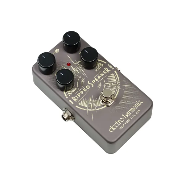 Pedal de distorsión Fuzz con altavoz rasgado Electro-Harmonix para guitarras eléctricas