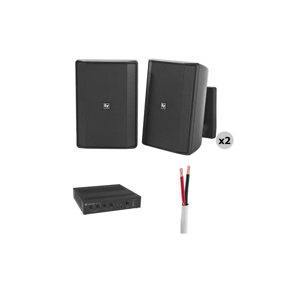 Kit de sistema de audio para montaje en superficie para exteriores Electro-Voice Dynacord (120 W)