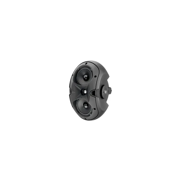Electro-Voice EVID-4.2T Altavoz de instalación pasivo de 2 vías 400 W 70 V/100 V con woofers duales de 4″ y tweeter de 1″ (par, negro)
