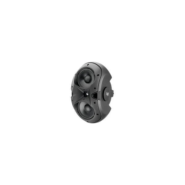 Electro-Voice EVID 6.2T Altavoz de instalación pasivo de 2 vías 300 W 70 V/100 V con woofers duales de 6″ (par, negro)