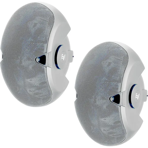 Electro-Voice EVID 6.2TW Altavoz de instalación pasivo de 2 vías 300W 70V/100V con woofers duales de 6″ (par, blanco)