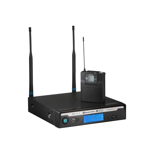 Electro-Voice R300-E Sistema de micrófono con auriculares omnidireccionales inalámbricos (C: 516 a 532 MHz)