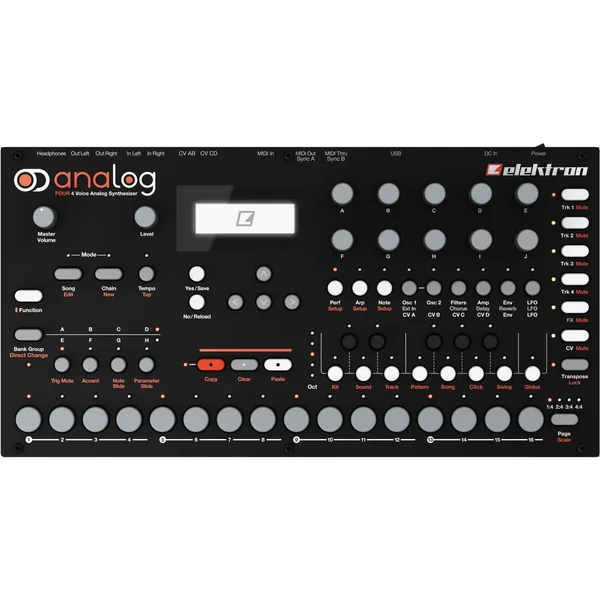 Sintetizador analógico de mesa Elektron Analog Four