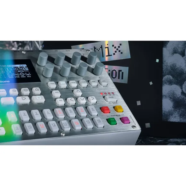 Elektron Digitone Sintetizador y secuenciador FM digital de ocho voces Edición 25 aniversario (Plata)