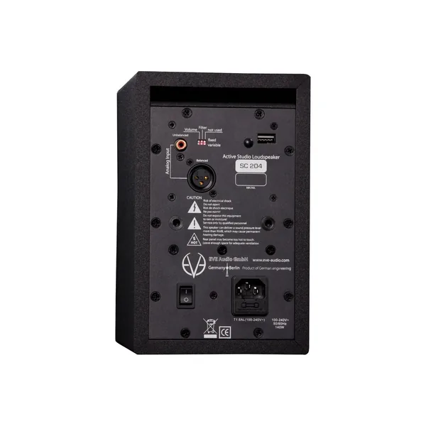 Eve Audio SC204 – Monitor de estudio activo bidireccional de 4″ (individual)