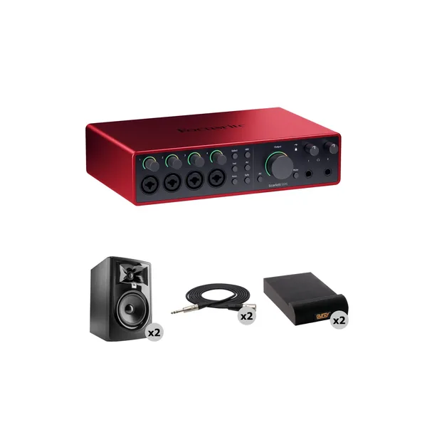 Kit de mezcla de interfaz de audio/MIDI Focusrite Scarlett 18i16 USB-C (4.ª generación)