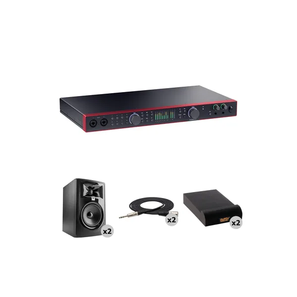Kit de mezcla de interfaz de audio/MIDI Focusrite Scarlett 18i20 USB-C (4.ª generación)