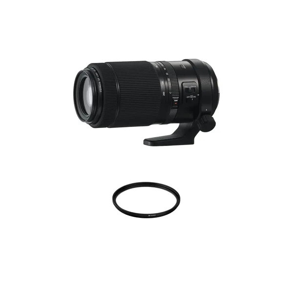 Lente FUJIFILM GF 100-200 mm f/5.6 R LM OIS WR con kit de cuidado de lentes