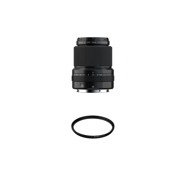 Lente FUJIFILM GF 30mm f/3.5 R WR con kit de filtro