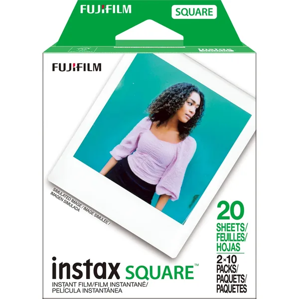 Película Instantánea FUJIFILM instax SQUARE (20 Exposiciones)