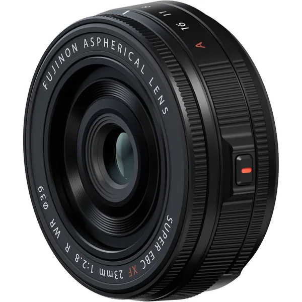 Lente FUJIFILM XF 23 mm f/2.8 R WR (FUJIFILM X, Negro)