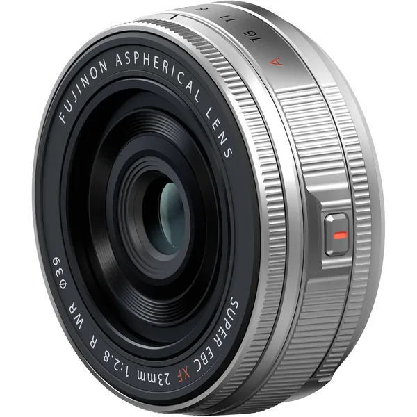 Lente FUJIFILM XF 23 mm f/2.8 R WR (FUJIFILM X, Plata)