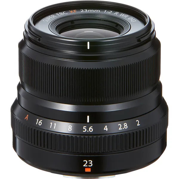 Lente FUJIFILM XF 23 mm f/2 R WR (negro)