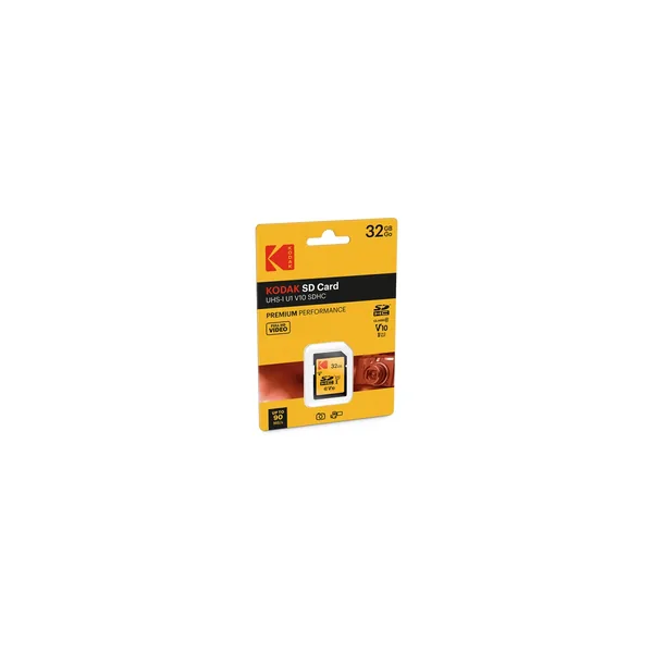 Tarjeta de memoria Kodak UHS-I SDHC de rendimiento premium de 32 GB