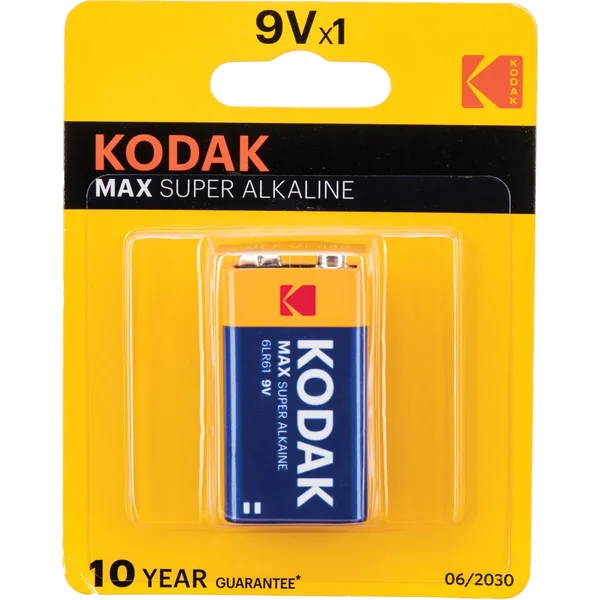 Batería alcalina Kodak Max 9V