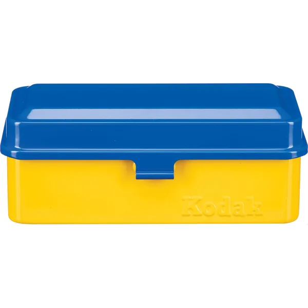 Estuche para películas Kodak Steel de 120/135 mm (tapa azul/cuerpo amarillo)