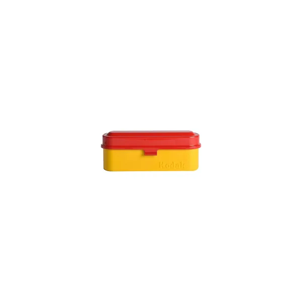 Estuche para películas Kodak Steel de 135 mm (tapa roja/cuerpo amarillo)