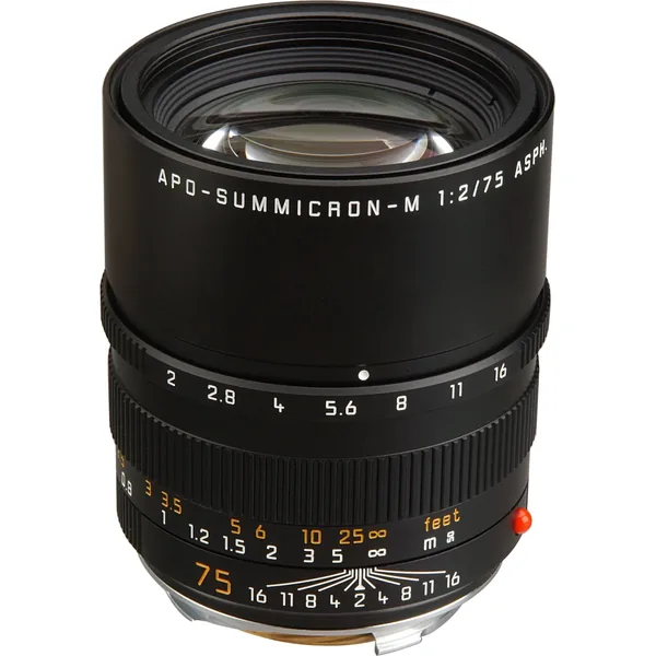 Leica APO-Summicron-M 75mm f/2 ASPH. Lente (Leica M, negro)